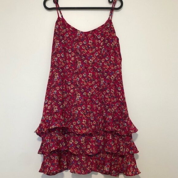 ISO size medium Dress Forum Floral Tiered Ruffle Mini Dress - Picture 3 of 13